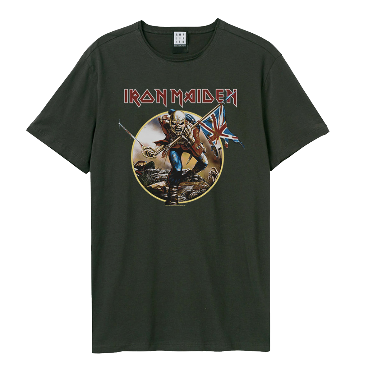 T-shirt Iron Maiden Fear of The Dark officieel rock T-shirt, zwart, band heavy metal, katoen, uniseks, volwassenen jongens, Zwart, XXL T-shirt Iron Maiden Fear of The Dark officieel rock T-shirt, zwart, band heavy metal, katoen, uniseks, volwassenen jongens, Zwart, XXL