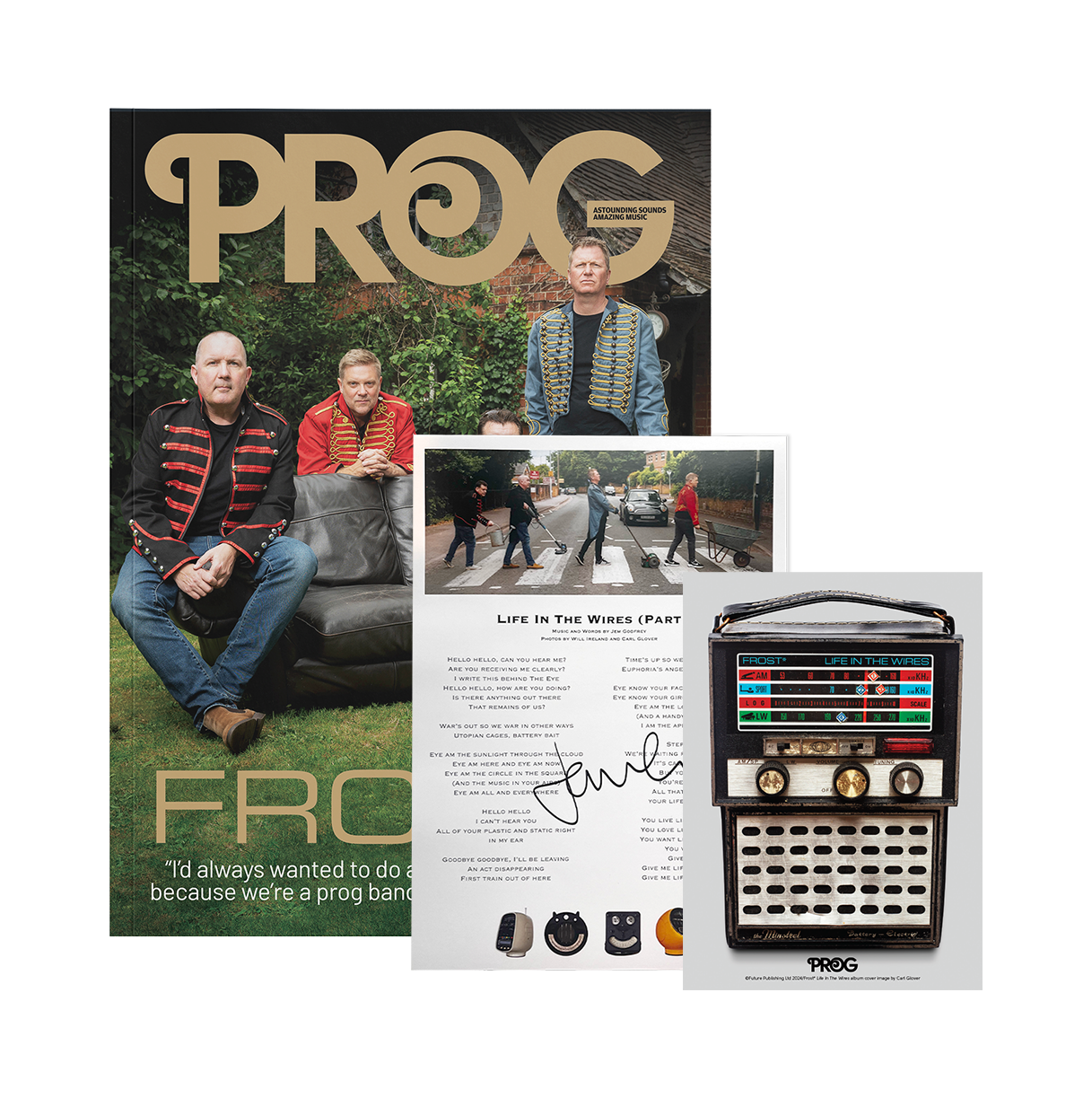 Prog Issue 154 - Frost* + Signed Lyric Card + Exclusive Art Card