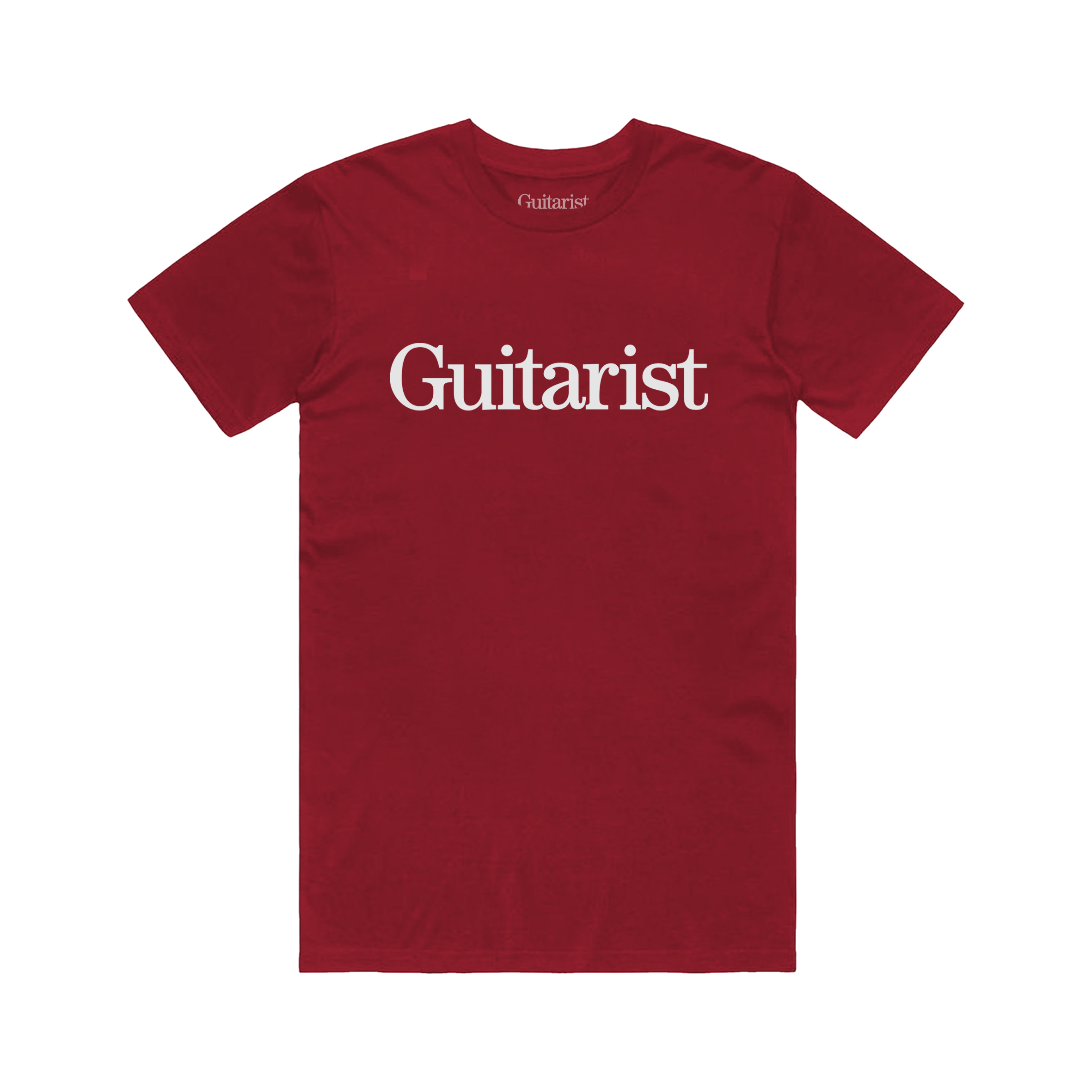 Guitarist - Classic Logo - Red