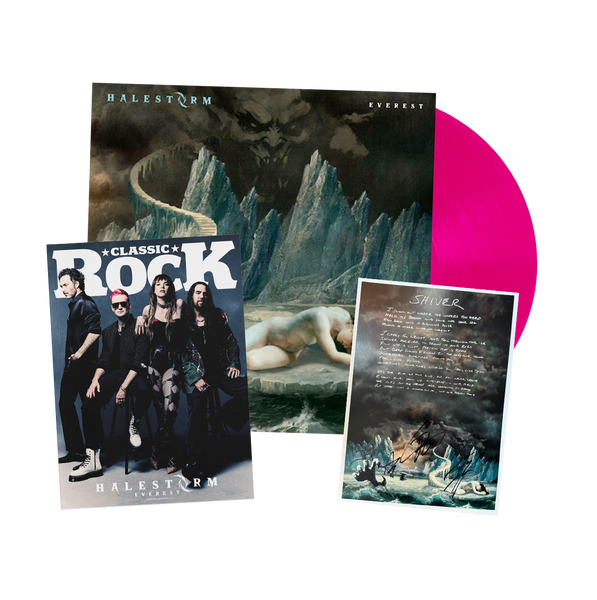 Issue #343 (Halestorm): Magazine, 'Everest' Hot Pink Vinyl