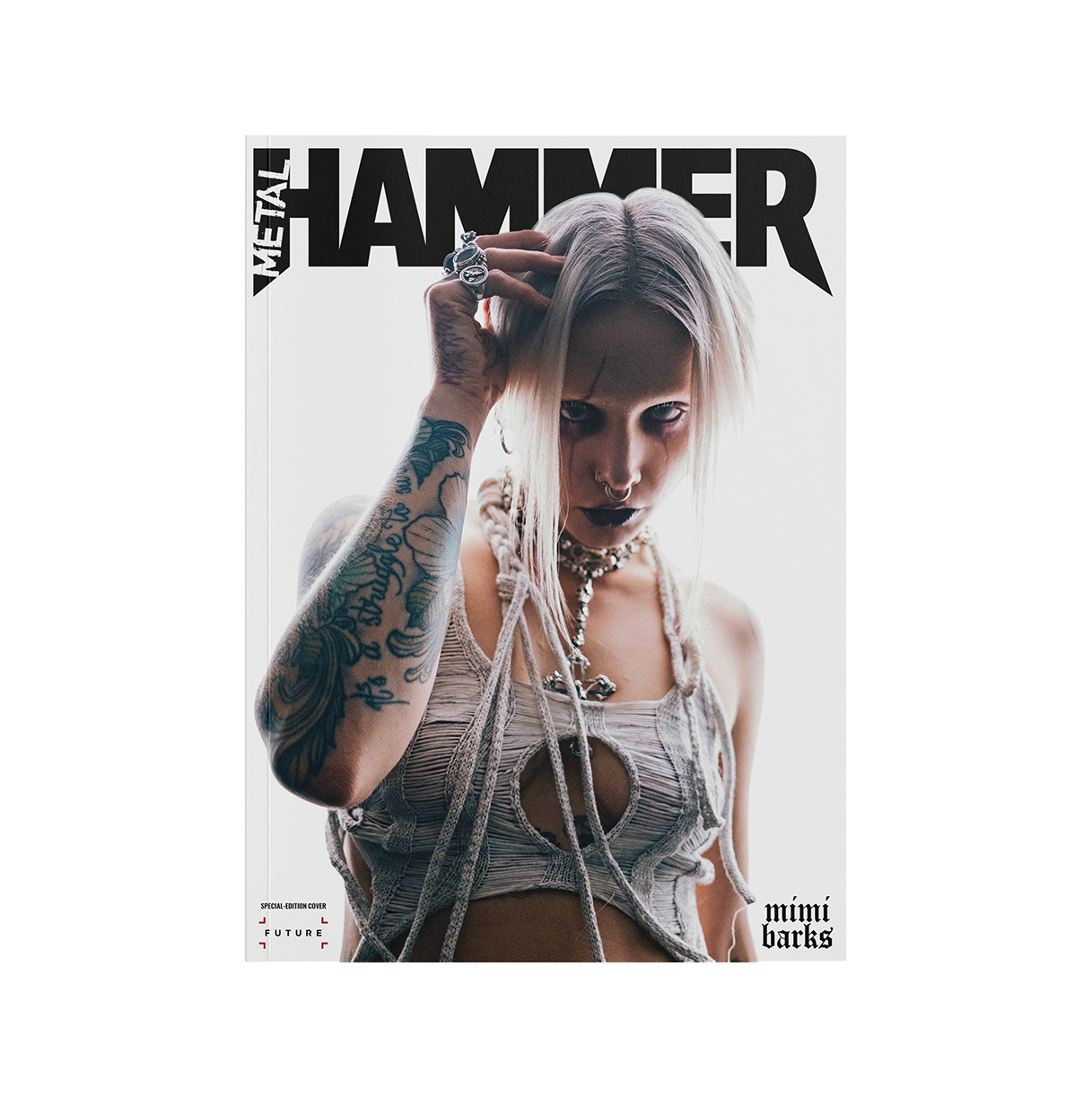 Metal Hammer Issue 391 - Mimi Barks Magazine + T-Shirt + Signed Art Card + Temporary Tattoos Bundle