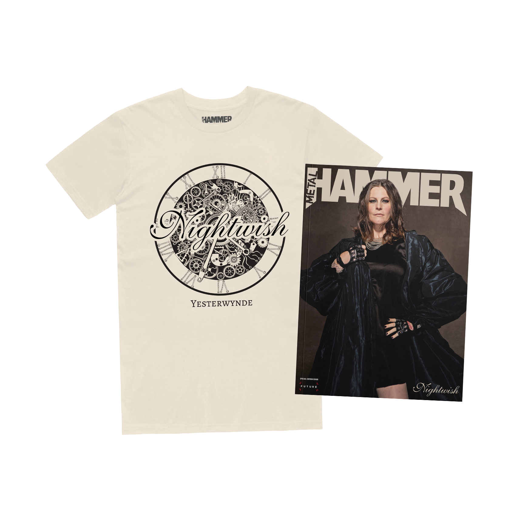 Metal Hammer Issue 391 - Nightwish Magazine + Exclusive T-Shirt Bundle