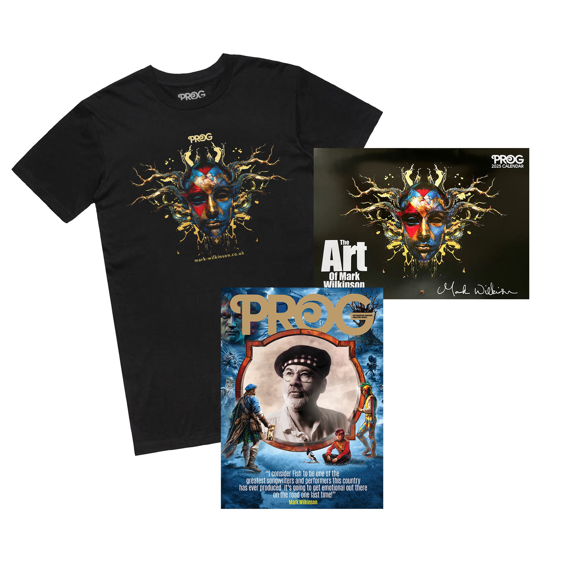 Prog Issue 155 - Signed Mark Wilkinson Calendar + Exclusive T-shirt