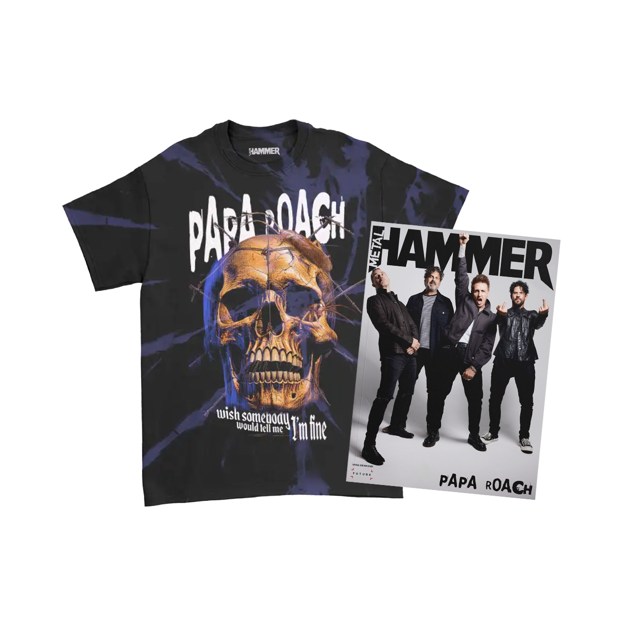 Metal Hammer 394 - Papa Roach Magazine + Exclusive Tee