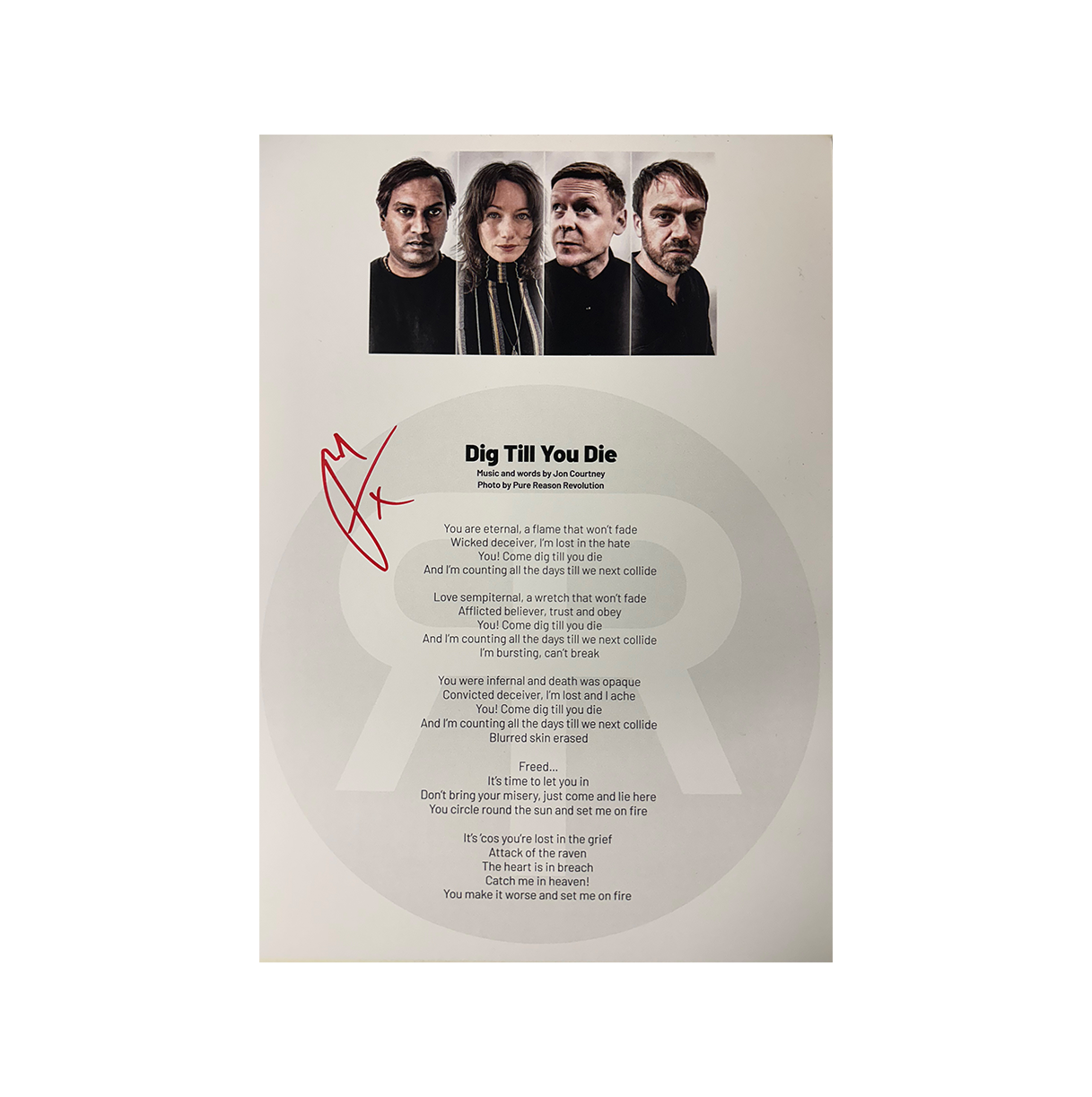 Prog Issue 153 - Pure Reason Revolution Magazine + Signed Lyric Sheet + Exclusive Art Card