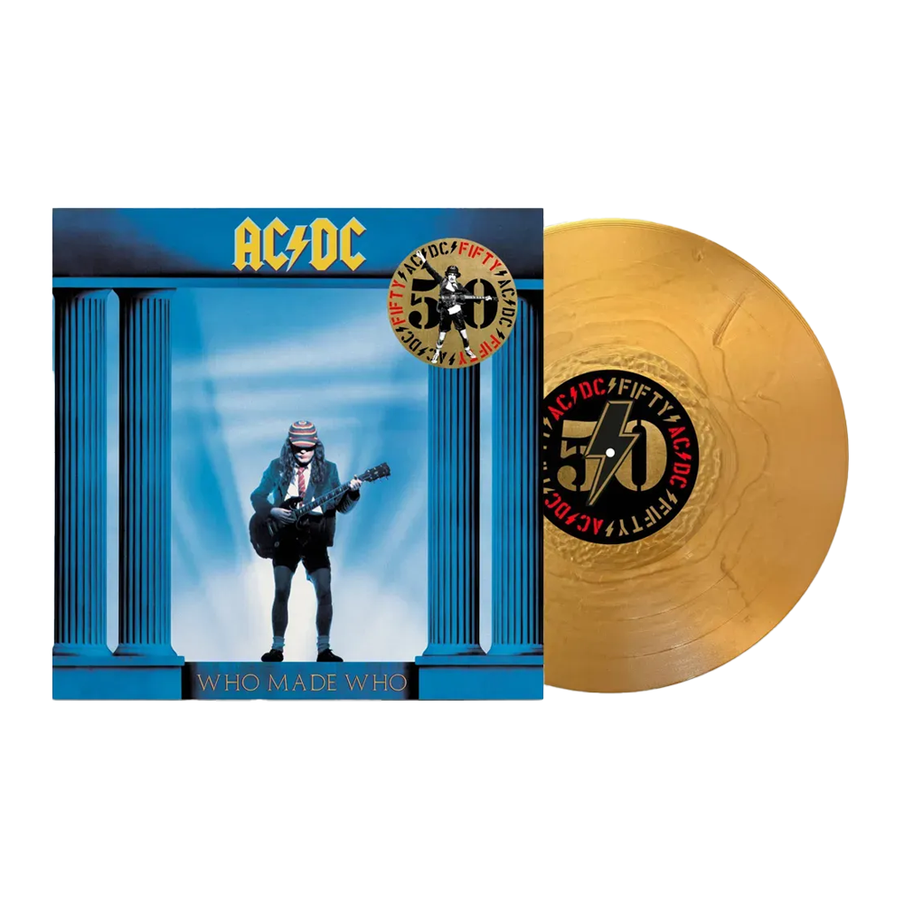 AC/DC - Who Made Who (50th Anniversary): Limited Gold Vinyl LP – Louder