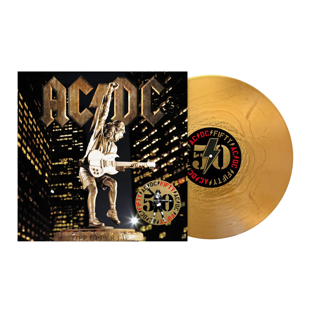 AC/DC - Stiff Upper Lip (50th Anniversary): Limited Gold Vinyl LP – Louder