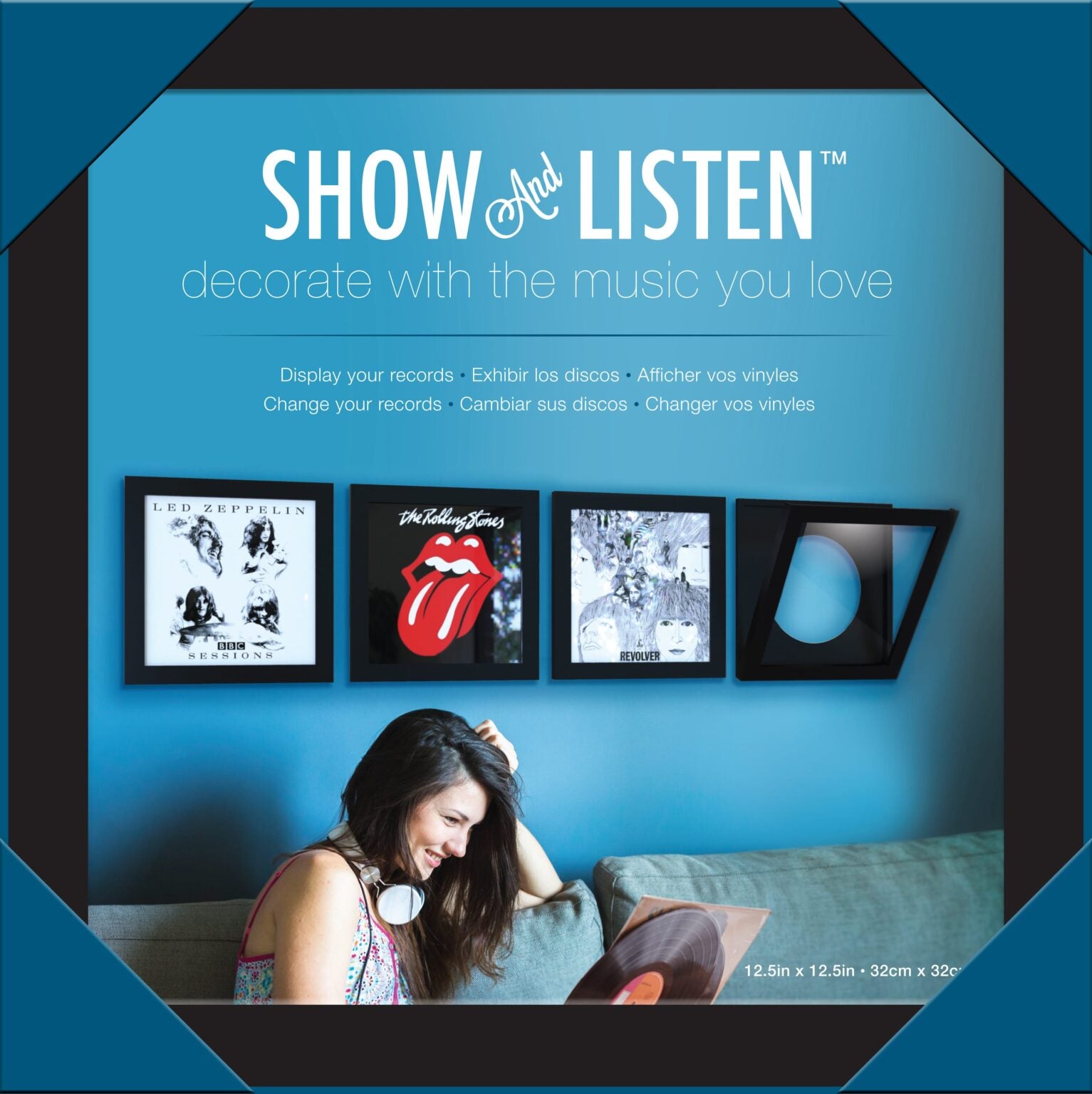 Show & Listen - Black LP Flip Frame – Louder