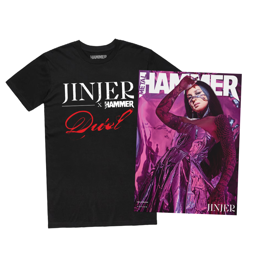 Jinjer Keychain Metal Hammer - Issue #398 (Jinjer): Magazine + Exclusive T-Shirt – Louder